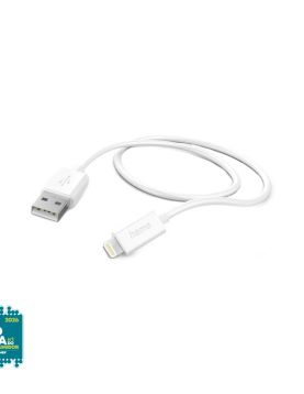 Cabo USB-A 2.0 para Lightning 1m Branco