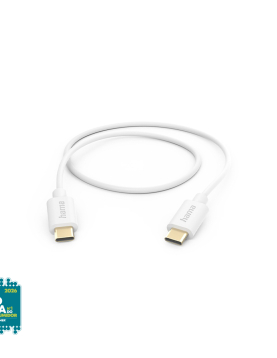 Cabo USB-C 2.0 para USB-C 1m Branco