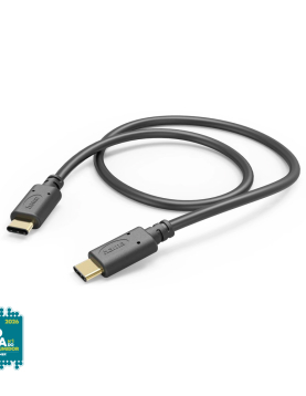 Cabo USB-C 2.0 Macho/USB-C Macho 1,5m Preto