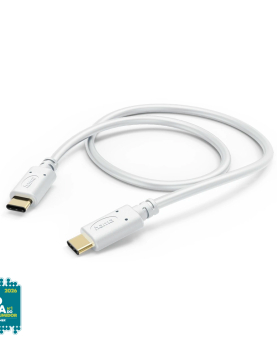 Cabo USB-C 2.0 Macho/USB-C Macho 1,5m Branco