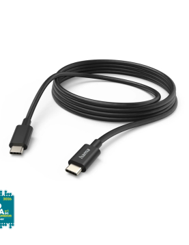 Cabo USB-C 2.0 Macho/USB-C Macho 3m Preto