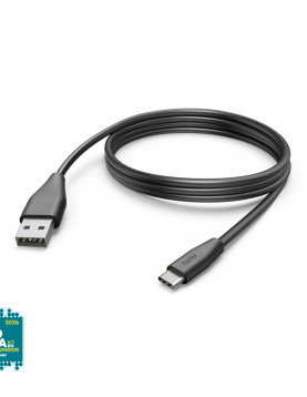 Cabo USB-C 2.0 Macho/USB-A Macho 3m Preto