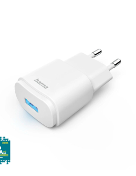 Carregador USB-A 6W Branco