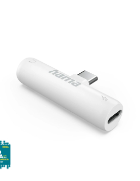 Adaptador Áudio/Carregador USB-C para Jack 3,5mm Branco