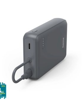 Powerbank 10000mAh PowerPack Travel Cinza