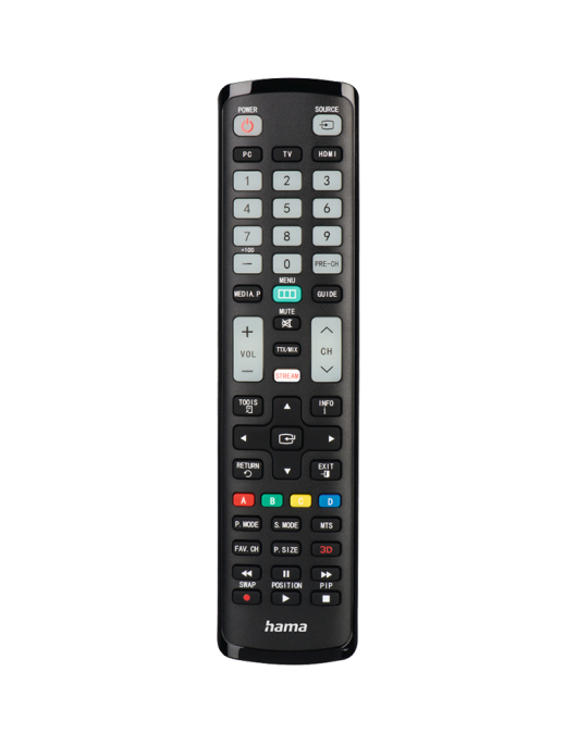 Comando 1:1 para Samsung TV Preto