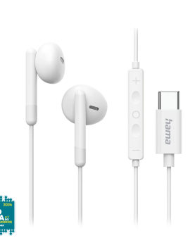 Auriculares USB-C Classy Branco