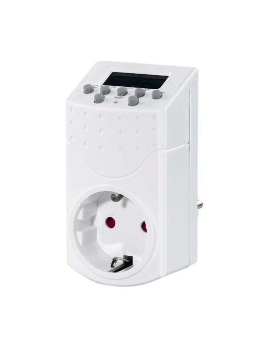Tomada Temporizador Digital Semanal 250V Branco