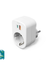 Tomada com USB-C+ USB-A Branco