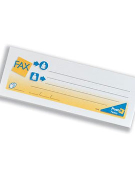 Post-it Mensagem Fax Pequeno 102x037mm Pack 2un