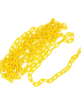 Corrente Plástico Amarelo para Cone Segurança