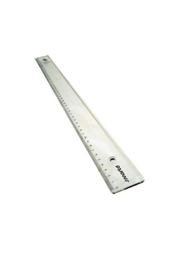 Régua Plástico Cristal 40cm SmartD