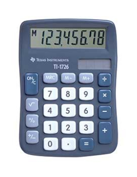 Calculadora Secretária Texas TI 1726 8 Dígitos