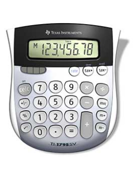 Calculadora Secretária Texas TI 1795 SV 8 Dígitos