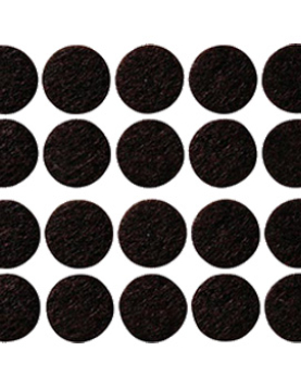 Feltros Anti-Riscos Redondos 20mm 20un