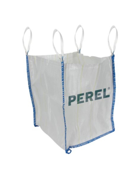Sacos Lixo Reutilizável 1000L 95x95x119cm PPL  Branco 1un