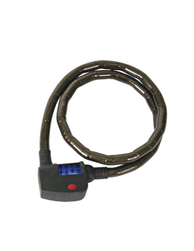 Cadeado 15mm Preto Bicicleta / Mota com Código Dígitos