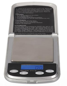 Mini Balança Digital de Precisão 500g / 0.1g